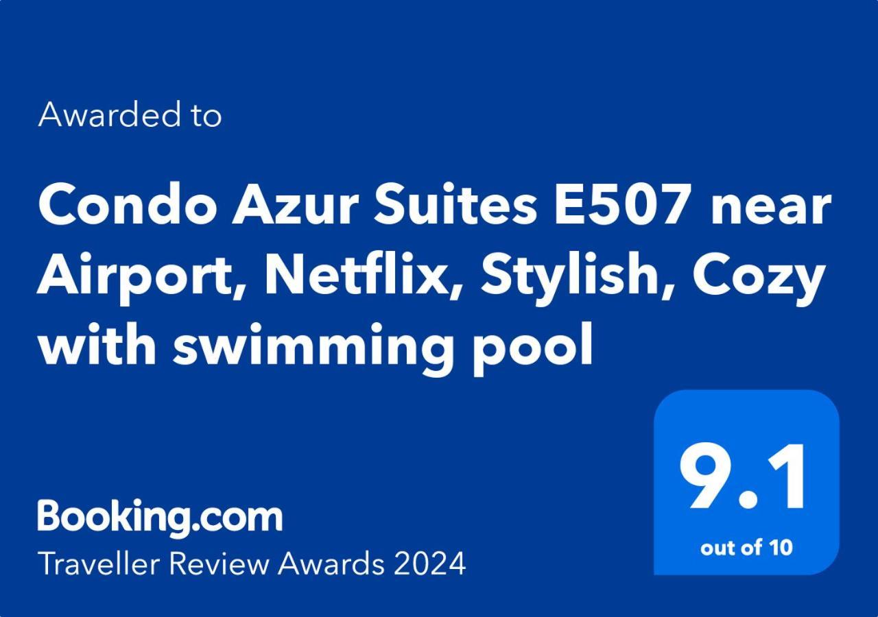Condo Azur Suites E507 Near Airport, Netflix, Stylish, Cozy With Swimming Pool Lapu-Lapu City Exteriör bild