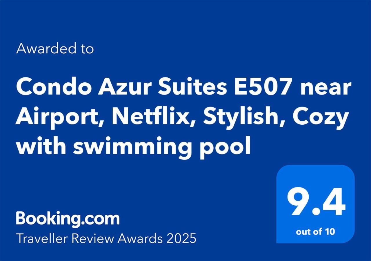 Condo Azur Suites E507 Near Airport, Netflix, Stylish, Cozy With Swimming Pool Lapu-Lapu City Exteriör bild
